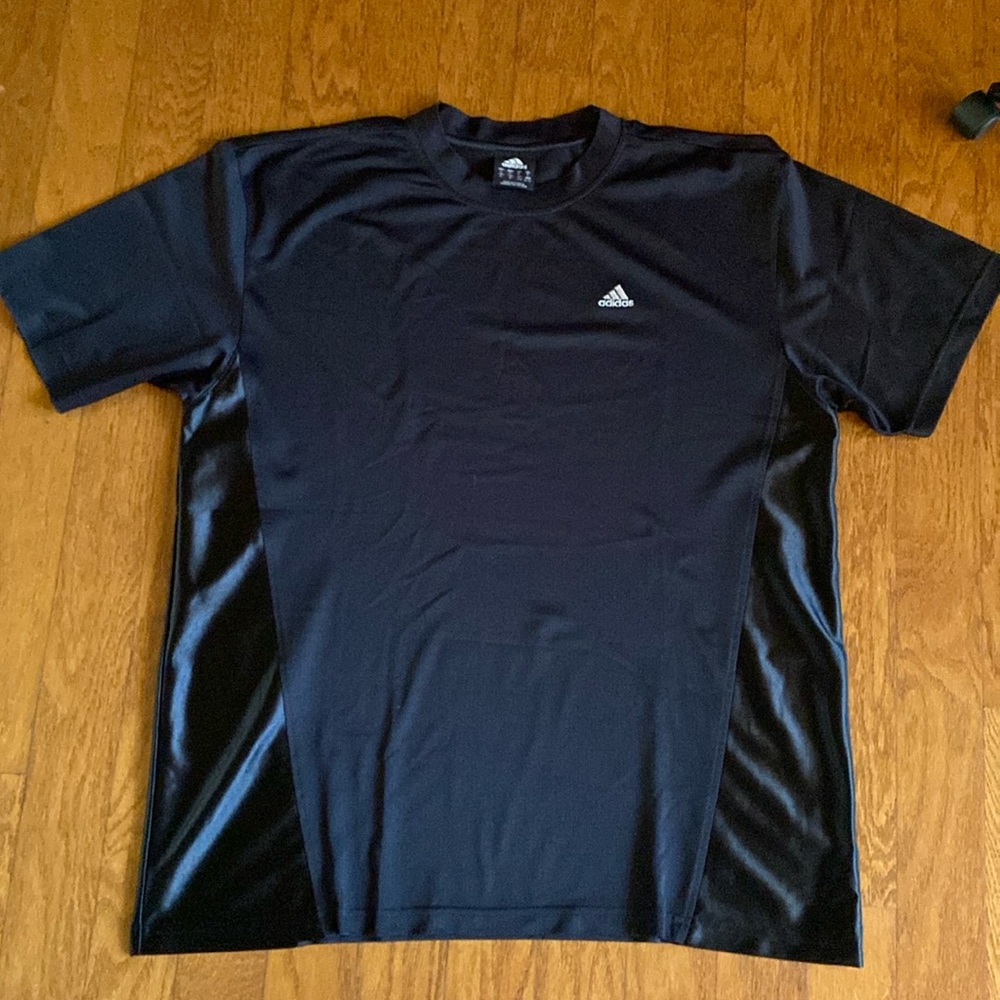 adidas Athletic Mesh and Polyester Short Sleeve shirt - Picture 4 of 10